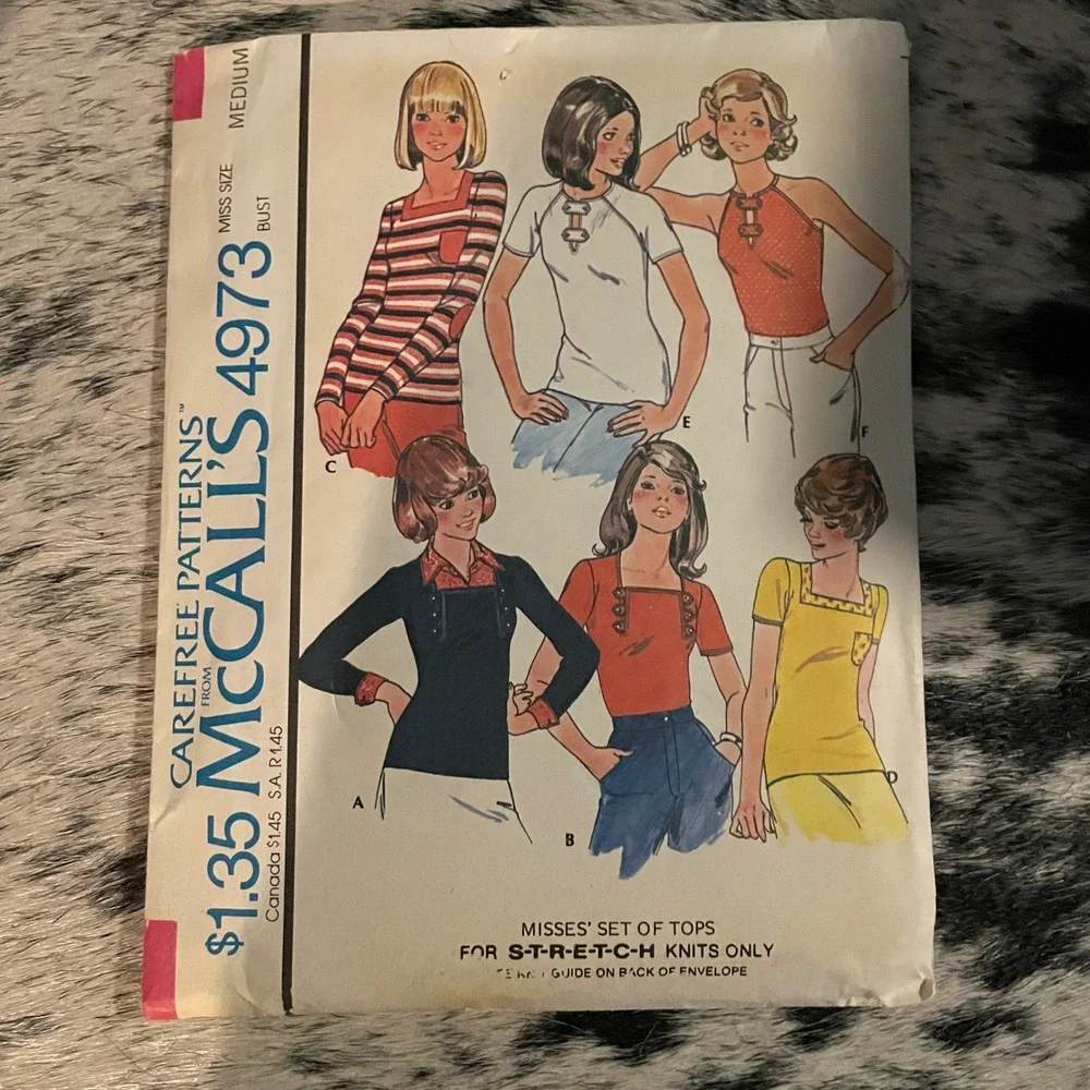 Lot of 10 Vintage Sewing Patterns Lot 1970s 1980s Simplicity McCalls ESP Fashion